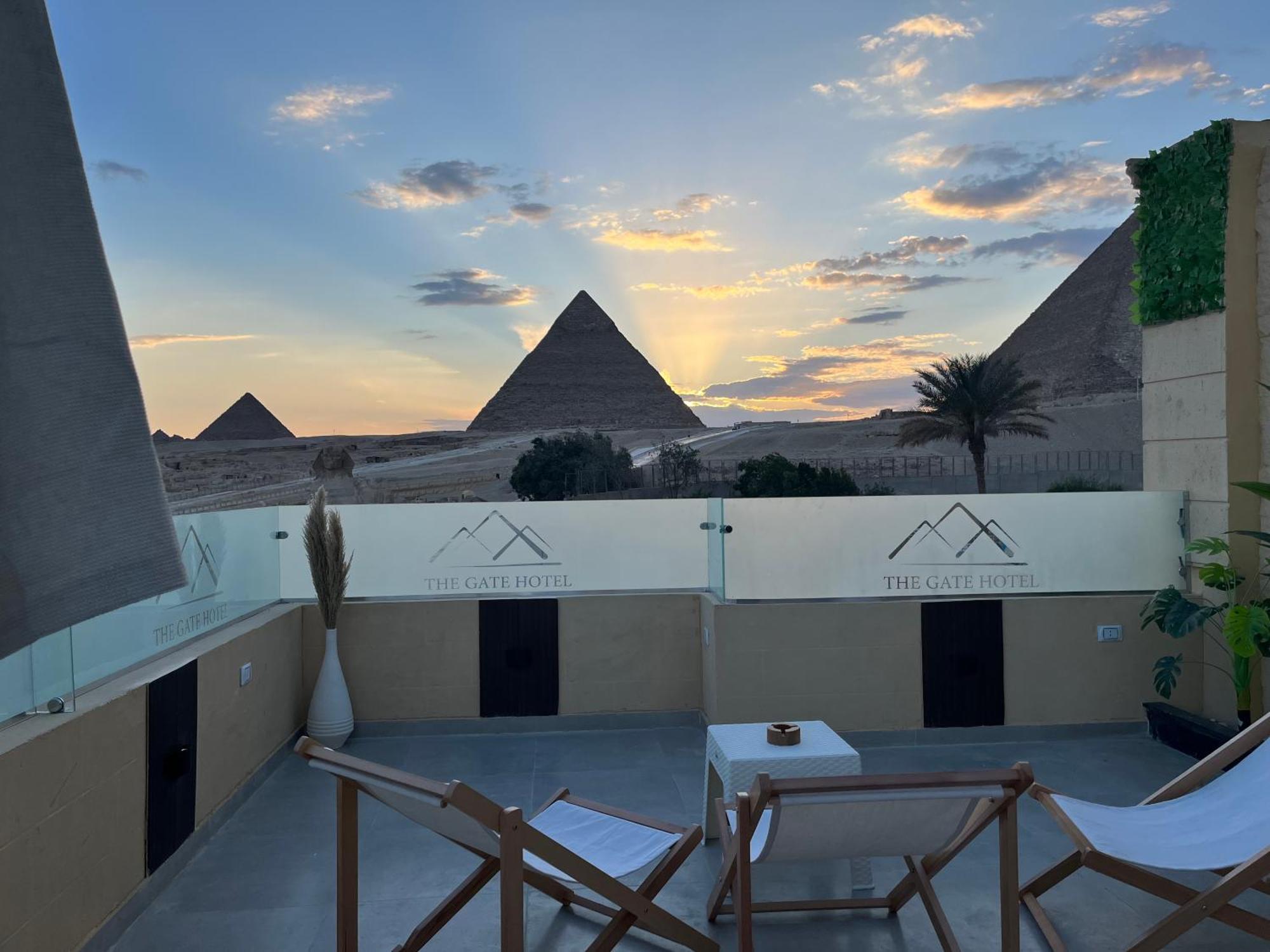 The Gate Hotel Front Pyramids & Sphinx View Kafret el-Gabal Zewnętrze zdjęcie