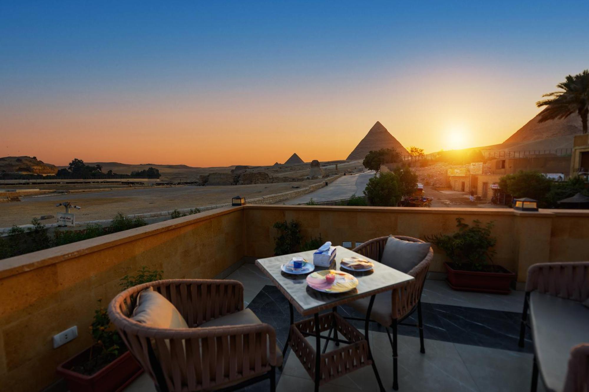 The Gate Hotel Front Pyramids & Sphinx View Kafret el-Gabal Zewnętrze zdjęcie