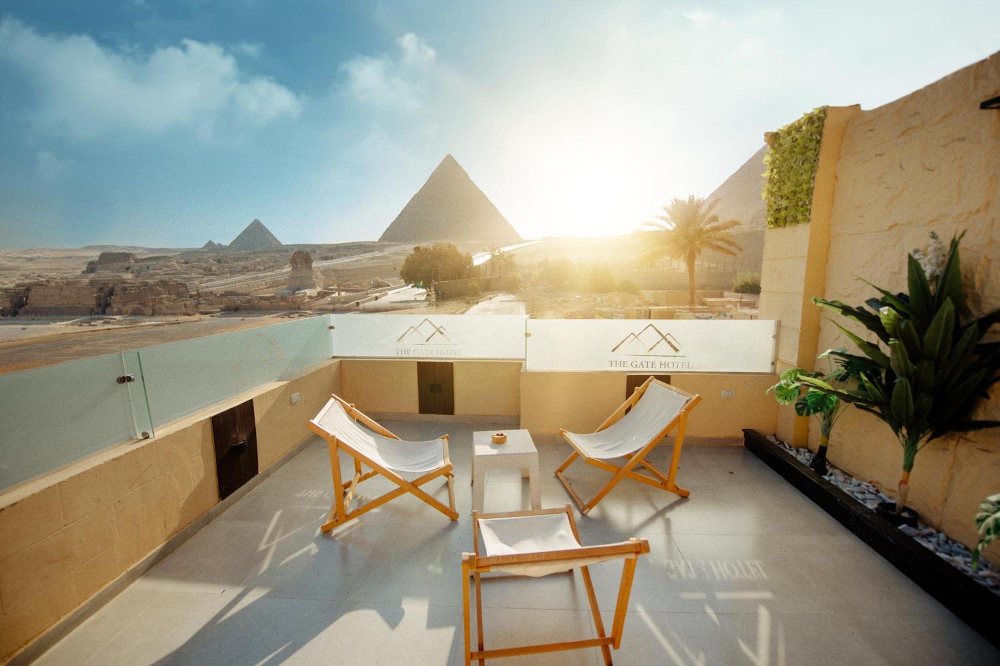 The Gate Hotel Front Pyramids & Sphinx View Kafret el-Gabal Zewnętrze zdjęcie