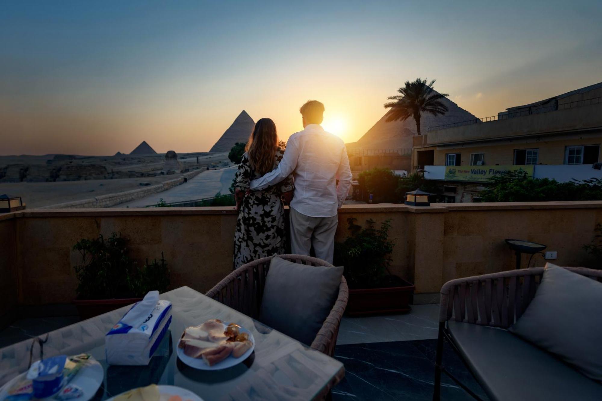 The Gate Hotel Front Pyramids & Sphinx View Kafret el-Gabal Zewnętrze zdjęcie